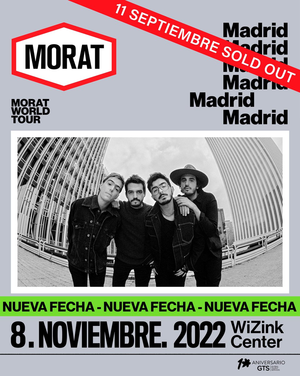 MoratBanda's tweet image. SOLD OUT!!!!!🔥🔥🔥🔥🔥 nueva fecha en noviembre🤘🏼🤘🏼🤘🏼🤘🏼🤘🏼🤘🏼🤘🏼