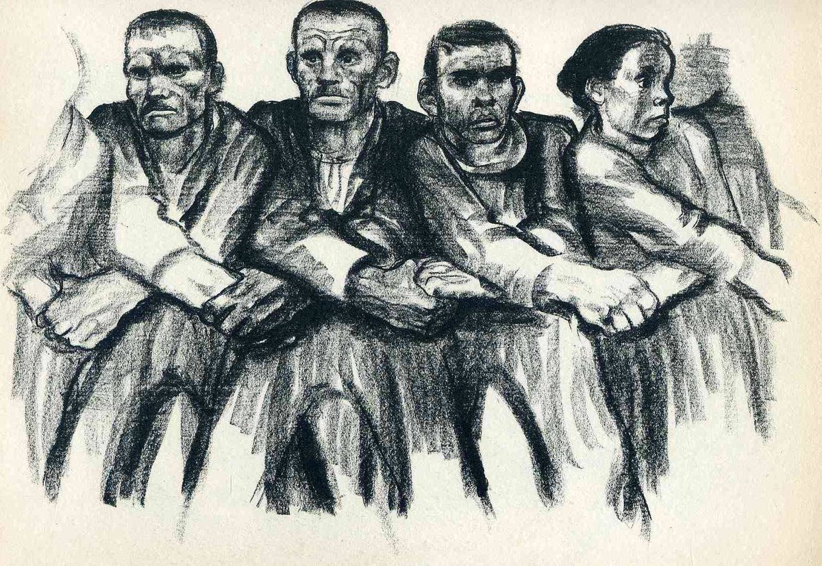 MenschOhneMusil's tweet photo. Käthe #Kollwitz - Solidarity (1932). https://t.co/06hNAAI0nE