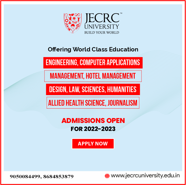 JecrcU's tweet photo. JECRC University Admission Open 
Apply Now https://t.co/5uDZ0WIeDm
Courses Offered
Engineering |IT &amp; Computer Applications| Law| Management| Humanities |Mass Communication| Hospitality| Science| Allied Health Sciences| Design– B. Des| BVA 
Mobile No +91-9050084499, +91-8684853879 https://t.co/zWhvvRDxYi