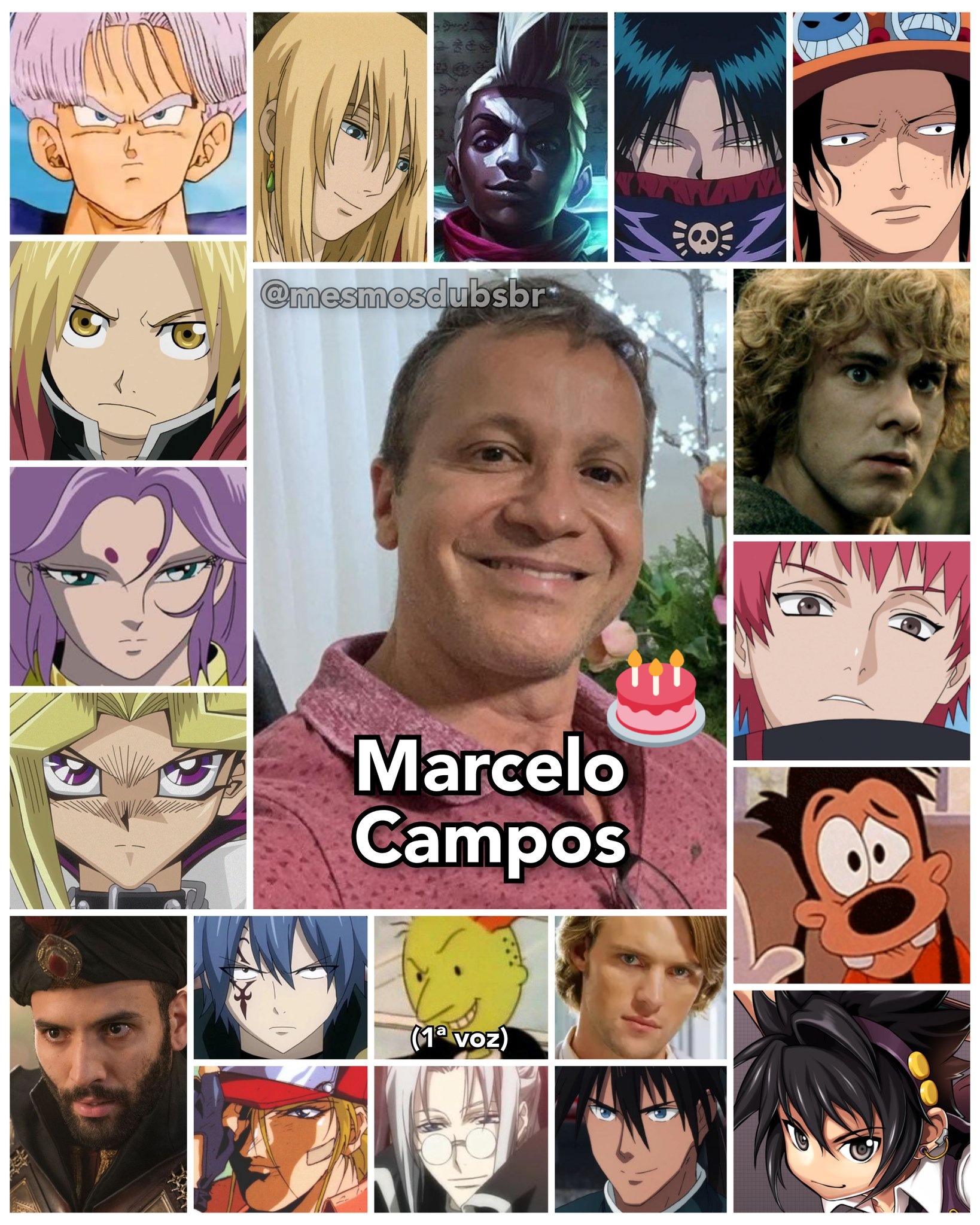 Personagens Com os Mesmos Dubladores! on X: Simplesmente incrível