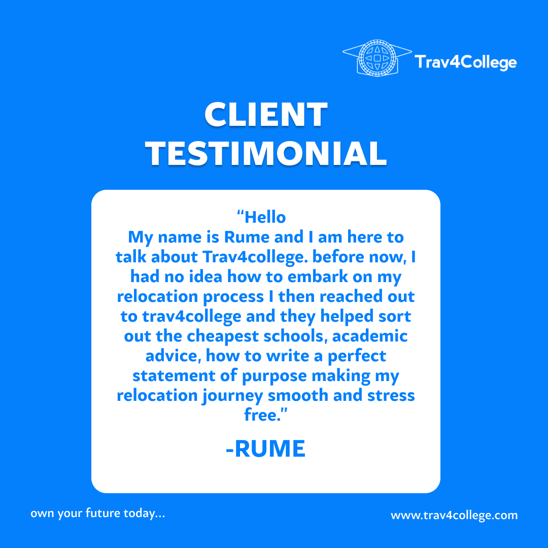trav4collegehq's tweet photo. #Testimonials like this keeps us going smoothly. 🙂
We love it when you tell us how we've assisted your application!
#personalstatementservice #personalstatementwriting #testimonials #customerreviews https://t.co/C38tUFk1i3