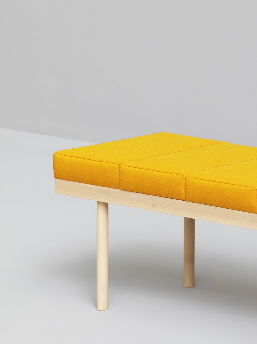 Missanadesign's tweet photo. Our Valentino bench is a pure and modest, but it can become really amusing if its five cushions are combined into a gorgeous explosion of colours. 

Know more about Valentino bench.
https://t.co/pyTohGkxGM
#MISSANAdesign #interiordesign #furnitureideas #bench #design #yellowbench https://t.co/ZClzPKxXc6