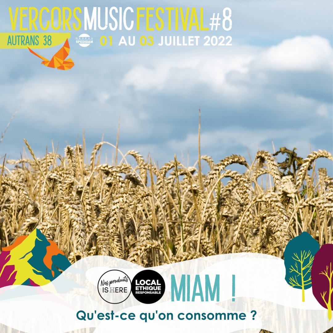 🌾 Le Vercors Music Festival soutient l'agriculture de l'Isère ! Retrouvez sur le site du festival les produits ISHERE : c’est un vrai objectif chez nous que de privilégier les filières locales, éthiques et responsables. 
+ d’infos sur le site  : isere-tourisme.com/les-produits-i…
#VMF2022