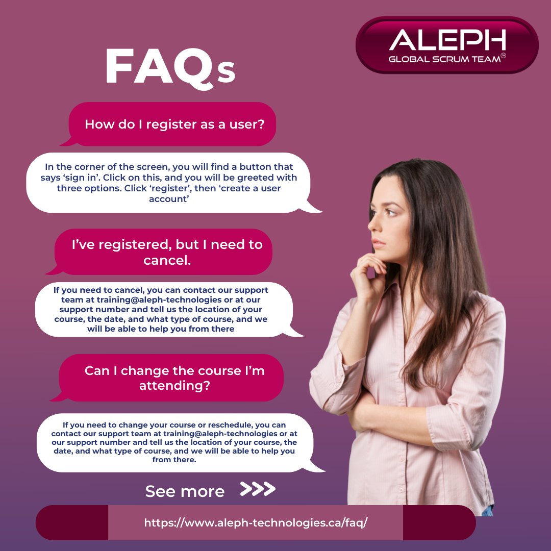 Aleph_Canada's tweet image. Frequently Ask Questions 
 #alephglobal  
aleph-technologies.ca/faq