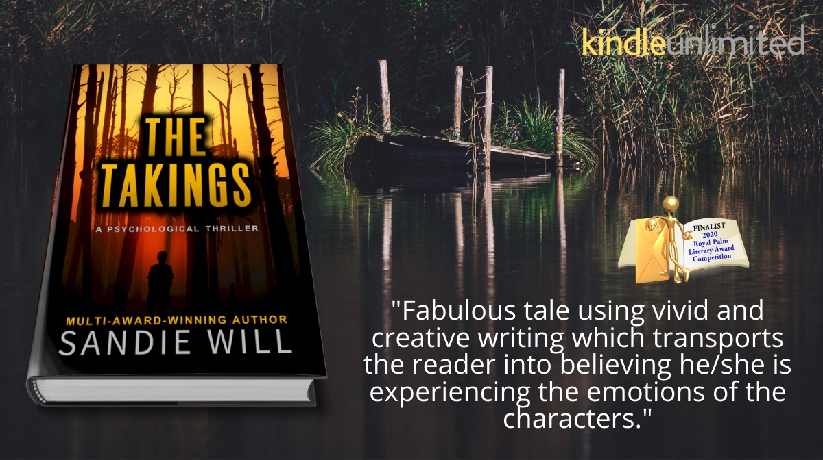 SandieWillBooks's tweet photo. “This book is different. The mystery of who-done-it is revealed by the visions of an unraveling character at mid-story, then the rest of the story is told through the twisted mind of the kidnapper.”

THE TAKINGS 
https://t.co/cqC7g58vVA

#KindleUnlimited #psychologicalthriller https://t.co/BnOFI2KBap