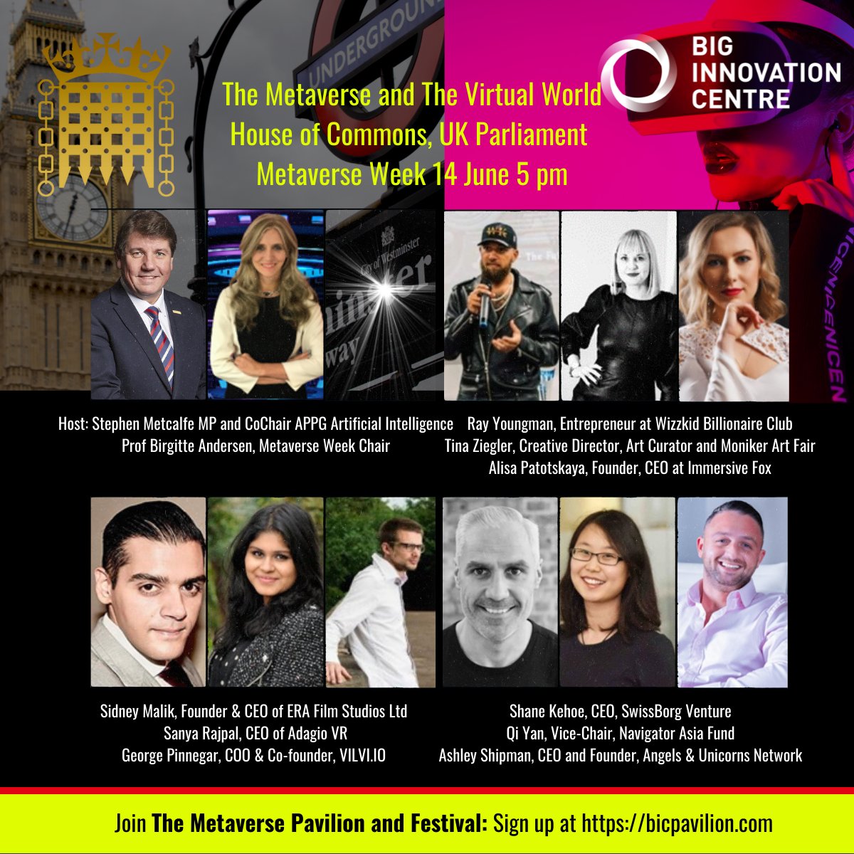 #blockchain, #web3community, #Metaverse, #DeFi, #NFTs and more on the #pavilion : CLICK HERE for "Metaverse Pavilion and Festival": lnkd.in/ekkmb24s 
<a href="/BirgitteBIC/">Birgitte Andersen</a> 
#londonevents #metaverseweek #londontechweek #nfts #defi #dao #virtualworld