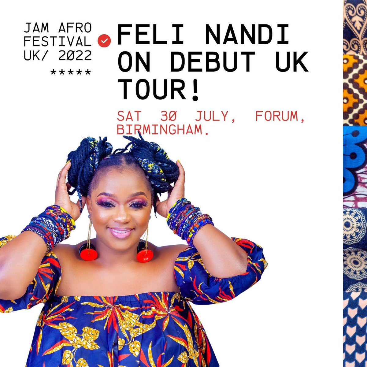 UNSTOPPABLE ! High flying music star Feli Nandi will be travelling to UK this July for the JAMAFRO FESTIVAL UK Edition. 
She will perform alongside Makhadzi, Master KG, Freeman & Sulu Chimbetu, Jah Master, Mr Brown & Sam Dondo. 
#womenrock #felinandi