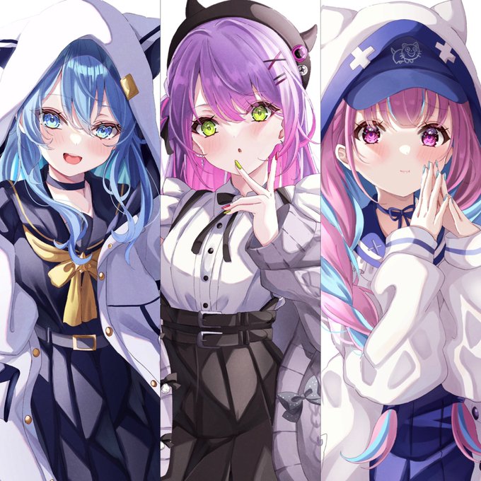 星街すいせい ,湊あくあ ,常闇トワ 「Startend #ほしまち