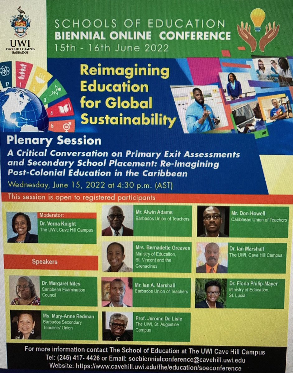 CERJblog's tweet photo. Reimagining Education for Global Sustainability #sustainability #education #teachertwitter #AcademicChatter #AcademicTwitter #educationalresearch #caribbean #virtualconference https://t.co/HuYca93XBP