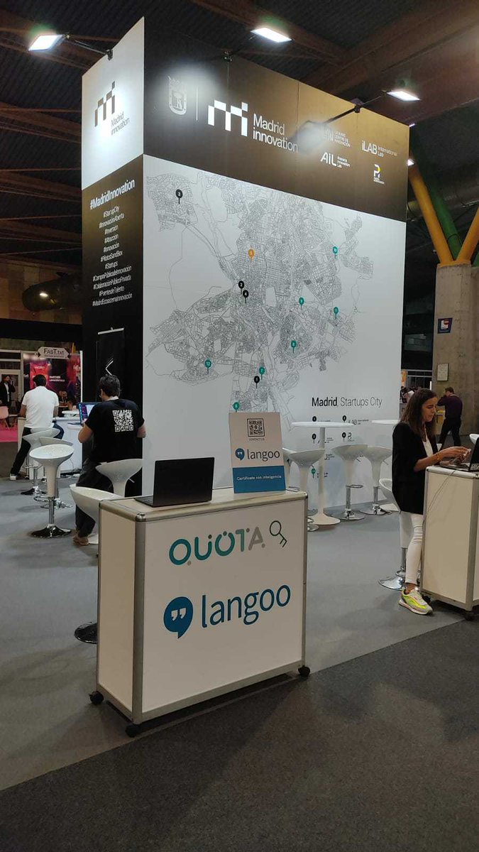 iLABMadrid's tweet photo. Esta semana estamos en @DES_show con algunas de nuestras #startups alojadas #AudiovisualManagement, #Langoo, @quotarent, #Sanzar y @EntriiE
¡Ven a visitarnos y conoce más sobre sus proyectos!
#innovation #technology #digital https://t.co/93J88CY7qt