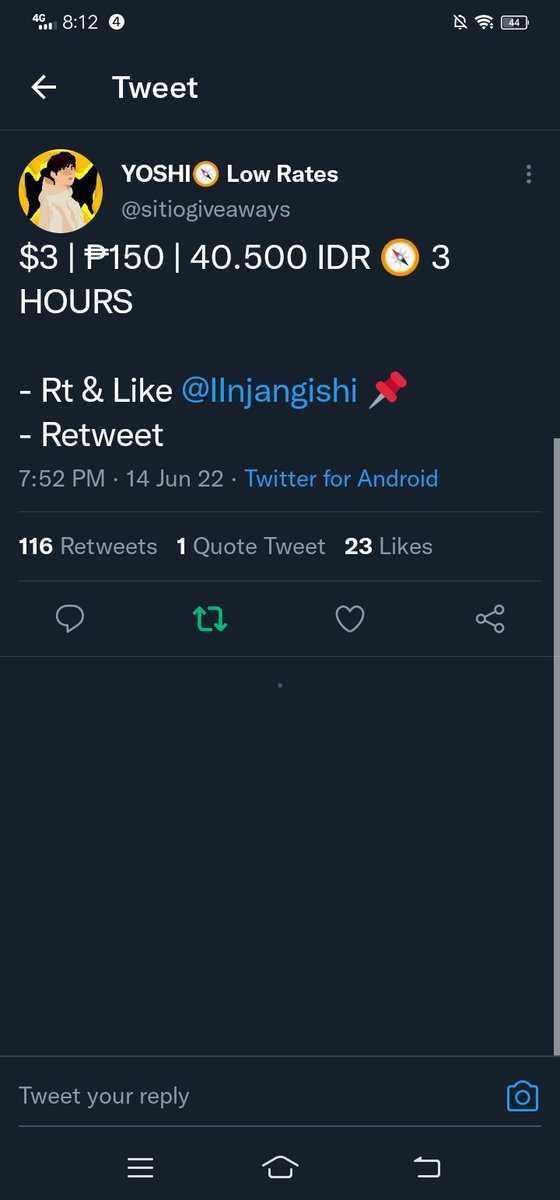 ajabigwinsapril's tweet photo. @sitiogiveaways @IInjangishi Done https://t.co/YUWV0uK5Gl