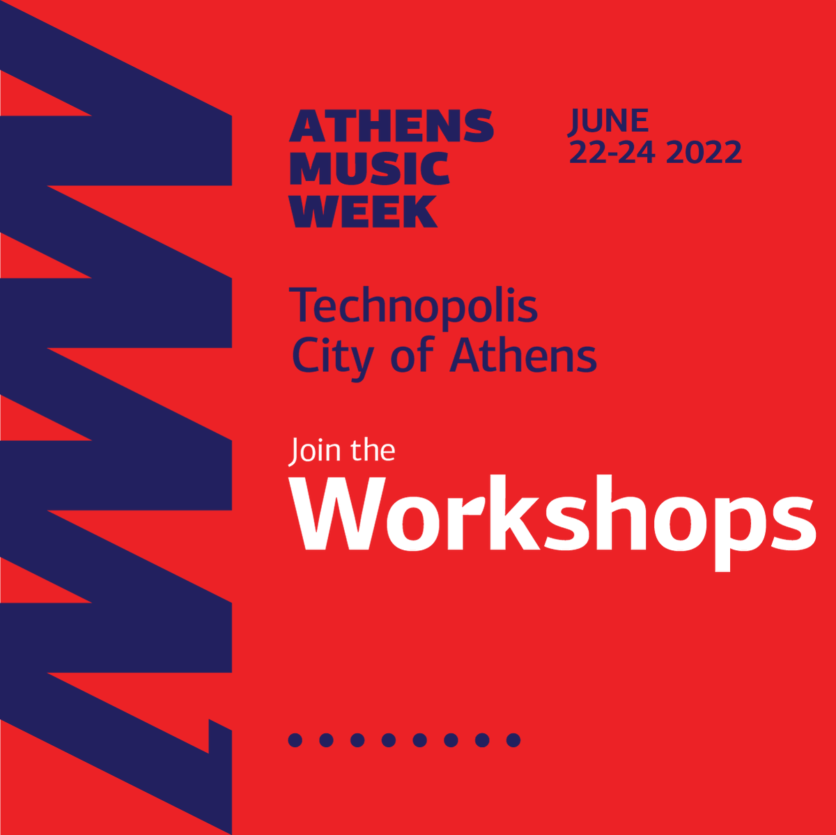 ✍️AMW2022 workshops✨
Register now and get tips &amp; know how ranging from International promotion &amp; community building, to storytelling techniques &amp; financial management
⌛️Few seats still left
Hurry up👉athensmusicweek.gr
#amw2022 #athensmusicweek #workshops #conference