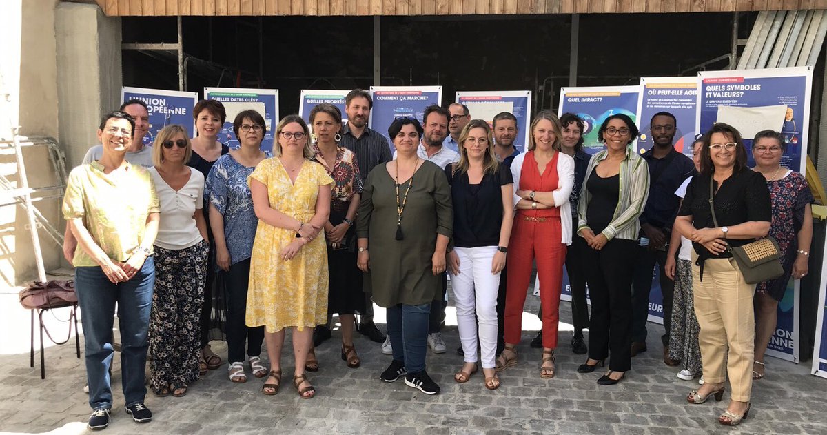 Les référents #ESS @groupe_mgen réunis en séminaire au centre international jeunesse d’Orléans pour rencontrer les acteurs locaux
