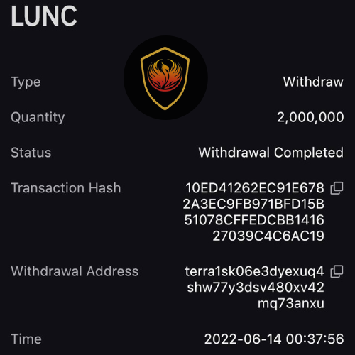 LunaProtocolR's tweet photo. #Terraluna we burn 2,000,000 $LUNC 🔥

💥 RT if you want we burn more 

$LUNA #Terra #luncburn  #lunaburn https://t.co/QIoTg5jksQ