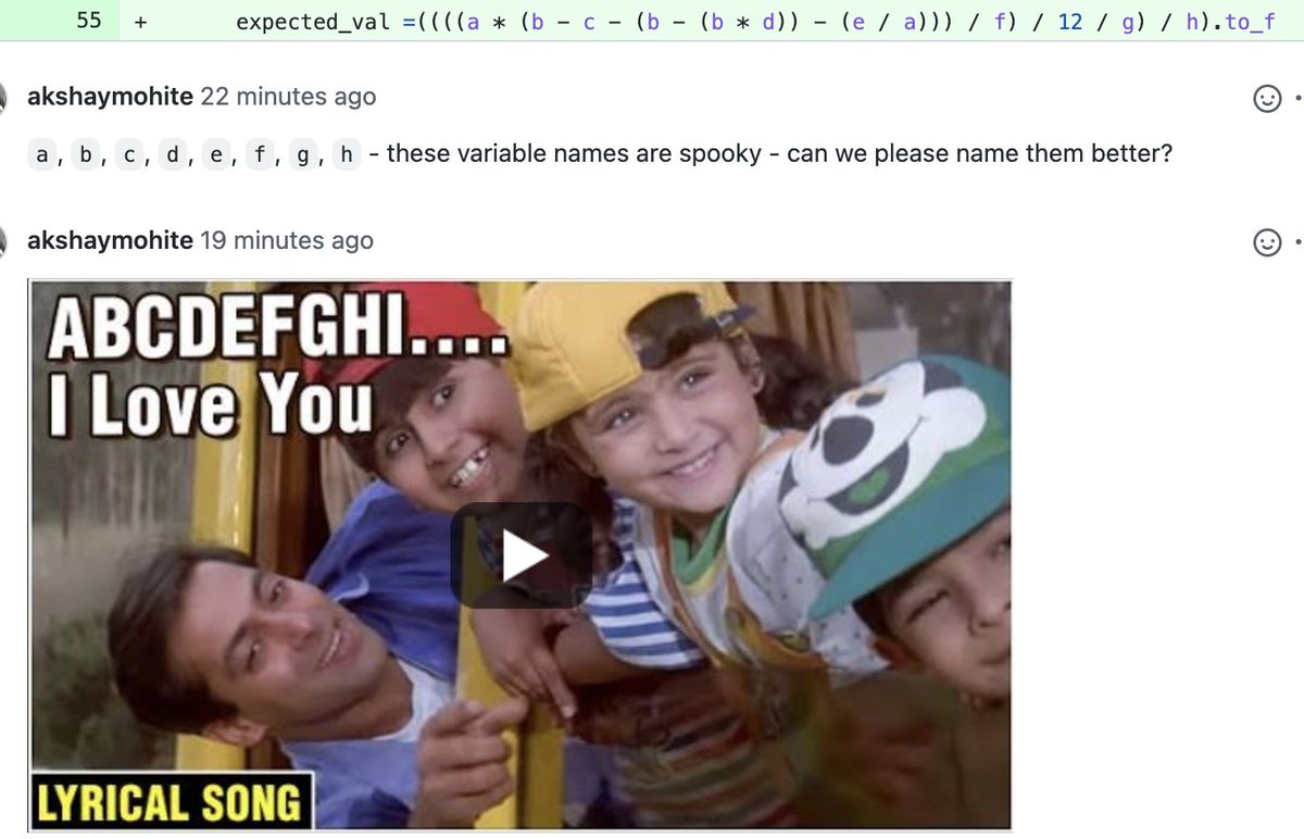omkara8929's tweet image. PR Review be like 😃
#Coding #Github #PR #Senior #Developer  @akshaymohite31