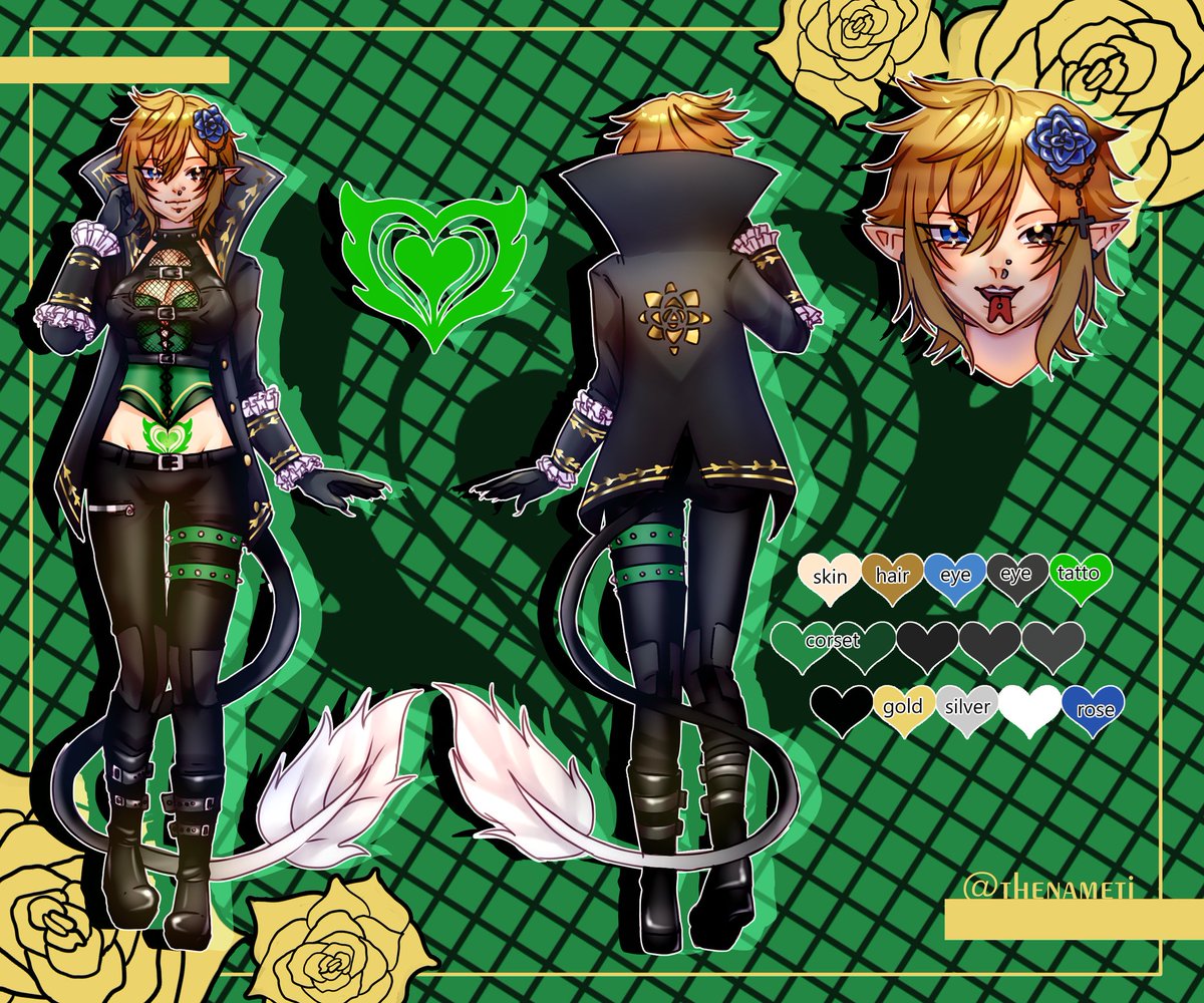 Sallade(Rigging Phase)💚🎪 tweet media