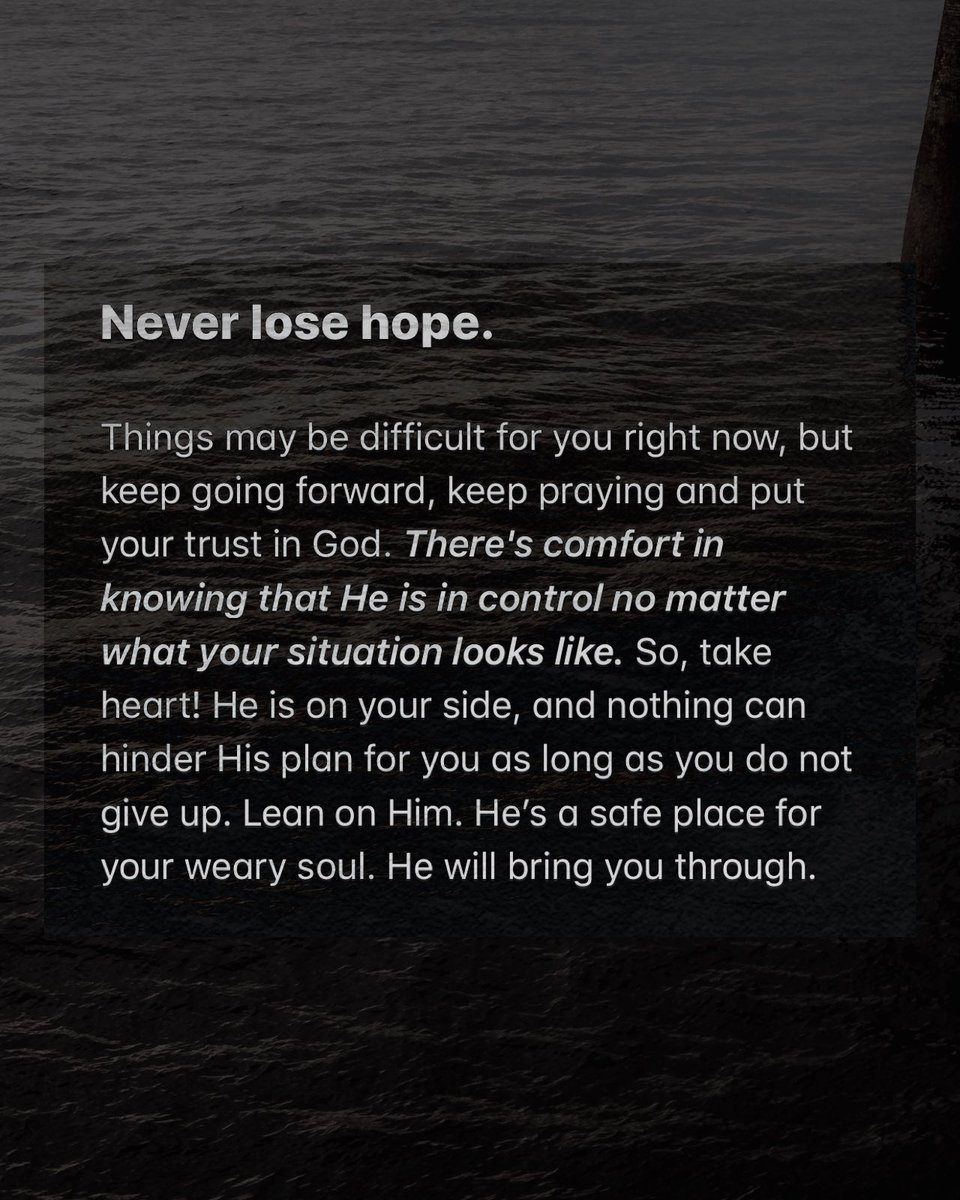 remnantph's tweet photo. God never disappoints anyone who places their trust in Him. https://t.co/CatXSCsNeY