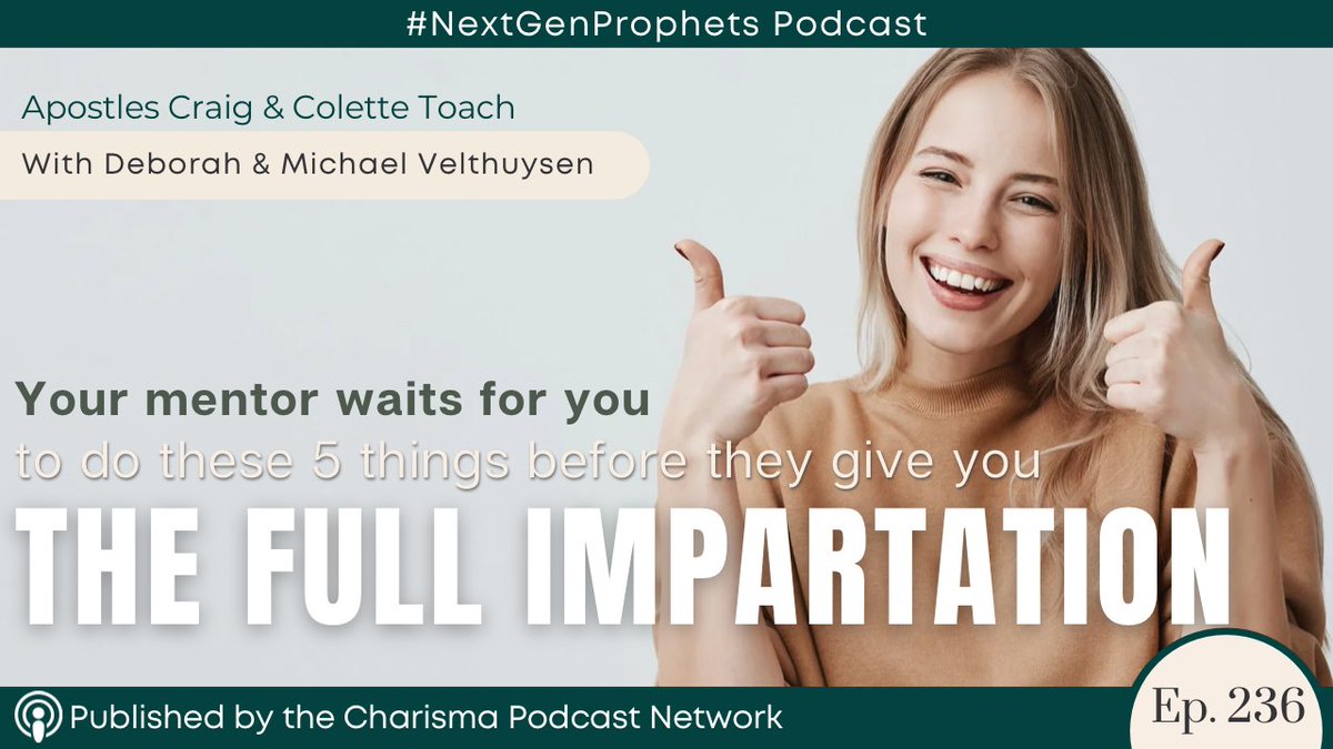 MinistriesToach's tweet photo. #NextGenProphetsPodcast Get the most out of your mentorship relationship. Receive the full impartation the Lord wants you to have from your mentor in this season! #NextGenProphetsPodcast https://t.co/IVww1BE3Zk #propheticmentorship #howtobeadisciple https://t.co/OKWQwC4xXi