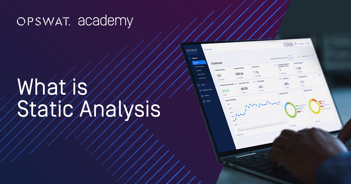 OPSWAT Academy on Twitter "Static analysis has many different