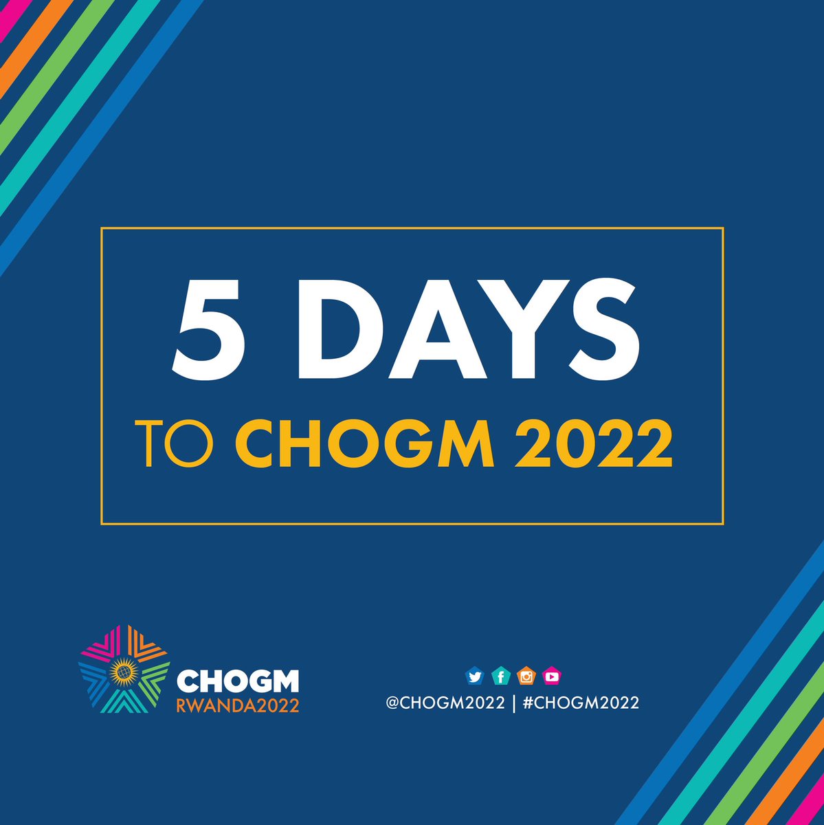 5 days to go! Are you registered to attend one or more #CHOGM2022 sessions? Visit the accreditation and exhibitions centre at <a href="/BKArenarw/">BK Arena</a> to collect your badge.
