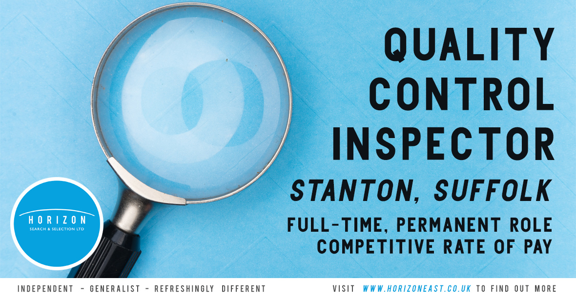 We are seeking a Quality Control Inspector for our client in Stanton, Suffolk on a full-time, permanent basis.

Check out our advert here for more info and details on how to apply: ffi.sh/WaaVf