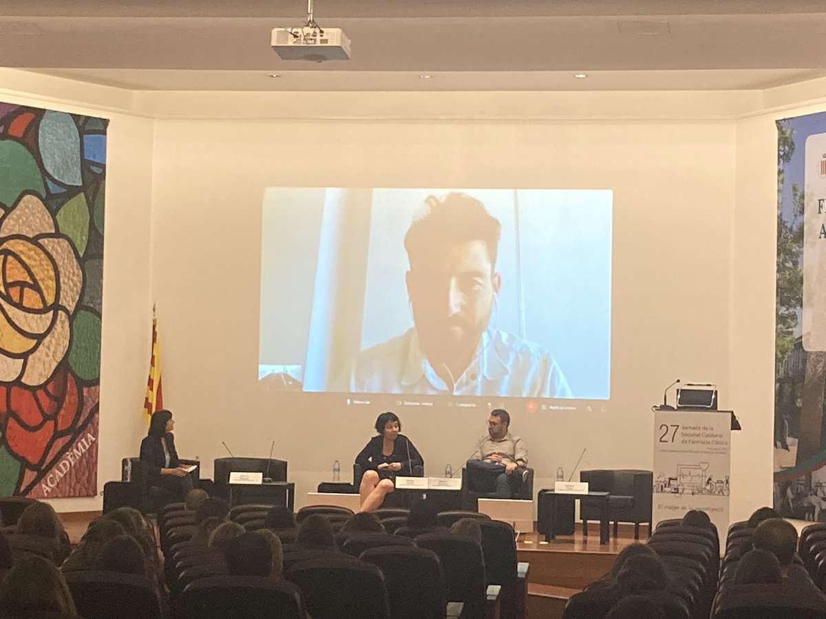 cecimarifer's tweet photo. Sesión 3: Obrint la mirada en la 27 Jornada de la @SCFarmClin con #MariaGiner @una_tal_maria @IDIAPJGol #DanielMoreno @GTRecerca @GermansTriasFH #JesusAlonso @TeknikerOficial #innovacion #RWD #realworlddata #farmacia #pharmacist https://t.co/Q6b7vdYNvo