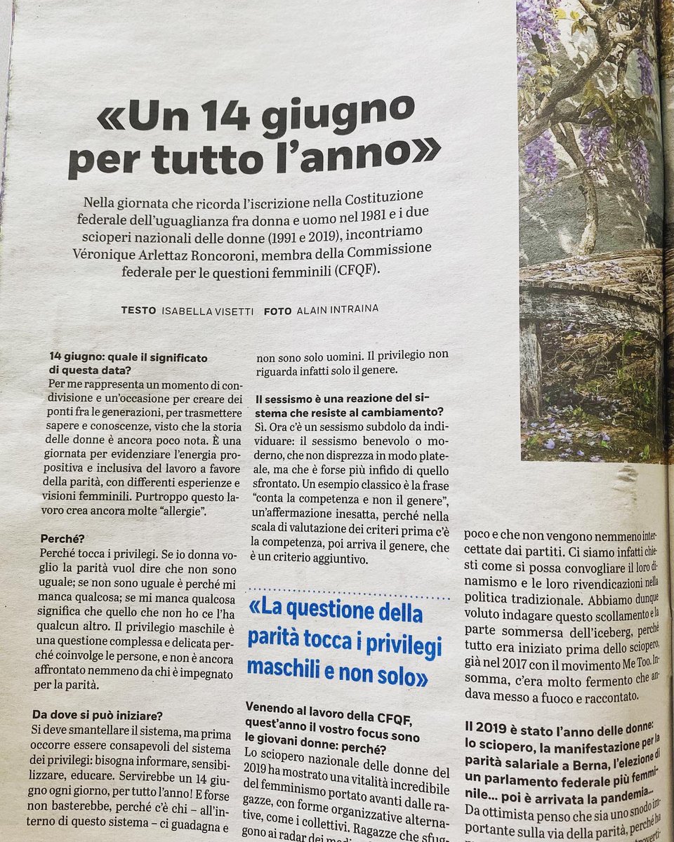 isabellavisetti's tweet image. #parita #scioperodelledonne #femminismo #nuovoumanesimo @ekf_cfqf «Un 14 giugno per tutto l’anno» epaper.cooperazione.ch/hydra/api.php?…