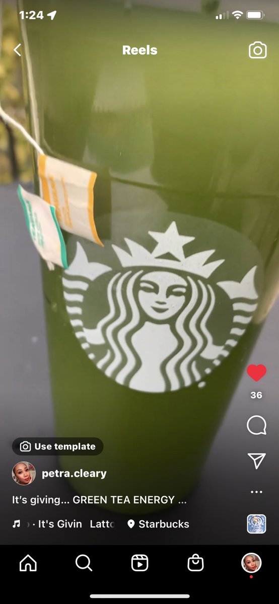 ClearyPetra's tweet photo. All the green tea 🍵 goodness #Starbucks #greengoddess #healthylifestyle #cleangreenleanchallenge https://t.co/oMgHIOkg49