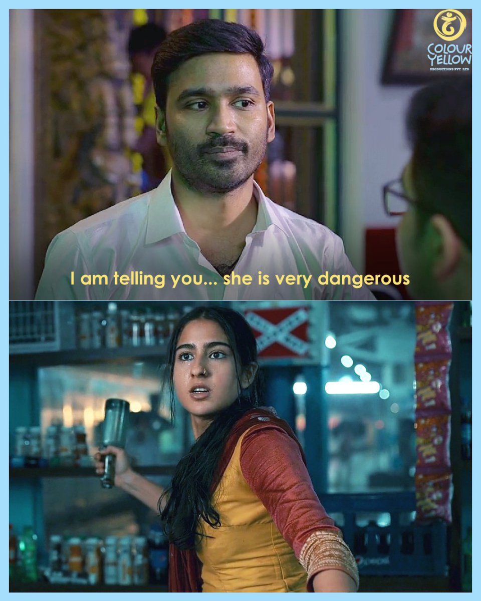 Trend_pages's tweet photo. We couldn’t agree more with @dhanushkraja 👀
@SaraAliKhan @taapsee
#Cyppl #AanandLRai #KanganaRanaut #KatrinaKaif #CypplFilms #FamousDialogue #AtrangiRe https://t.co/ohmmG8YgCC
