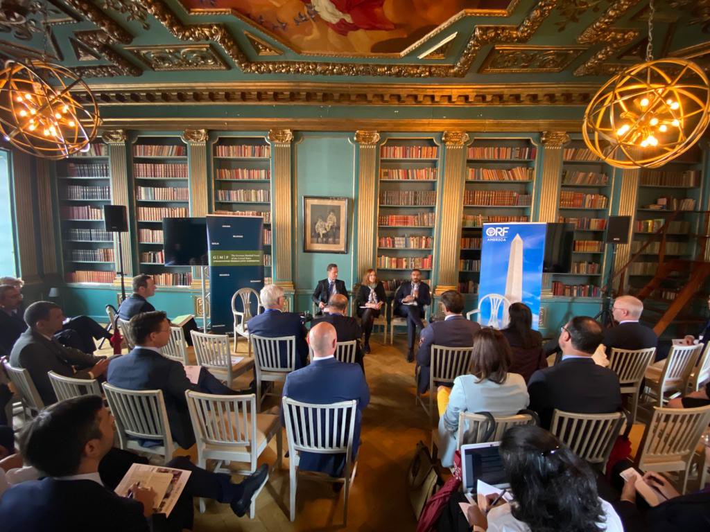 d_jaishankar's tweet photo. On behalf of @ORFAmerica enjoying kicking off the India Trilateral Forum - a long-running strategic conversation between Indians, Europeans, and Americans in Stockholm, along with @GMFAsia @gmfus @orfonline @SweMFA #itf20 https://t.co/n6iqhmnvZI