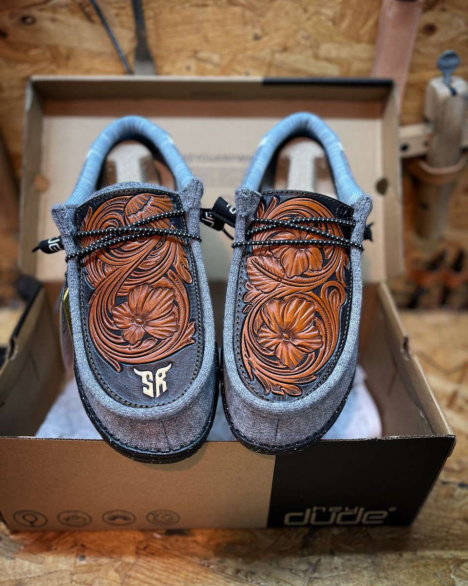 Another pair of hey dudes headed out