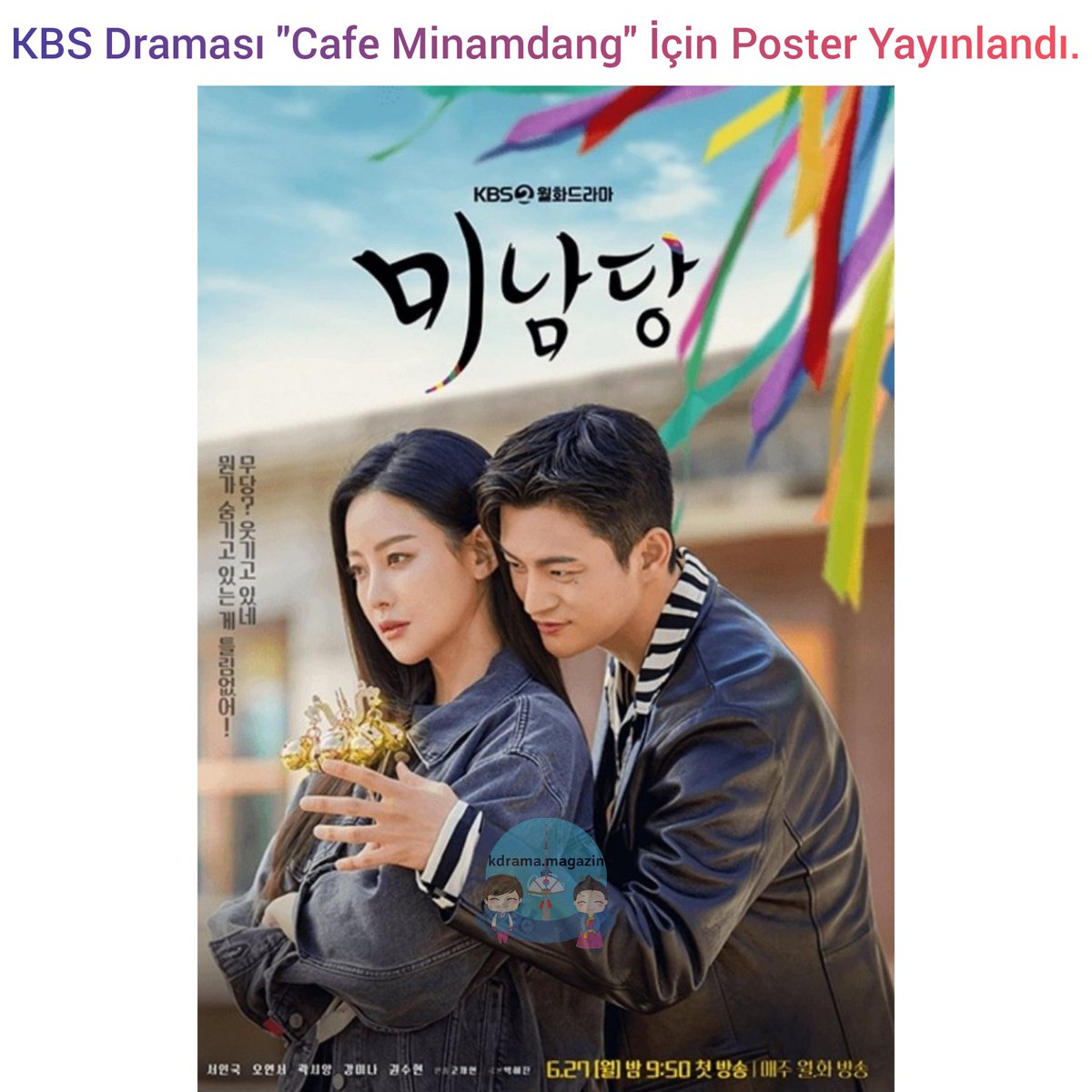 kdrama_magazin's tweet photo. KBS Draması #CafeMinamdang İçin Poster Yayınlandı.
🍿Drama, Minamdang adlı şüpheli kafeyi ziyaret eden müşterilerin davalarını çözme sürecini ele alacak.
🗓27 Haziran'da yayınlanacak.
#SeoInGuk #OhYeonSeo #casenote #Minamdang #KwakSiYang #KangMina #KwonSooHyun https://t.co/1txBzrBfEL