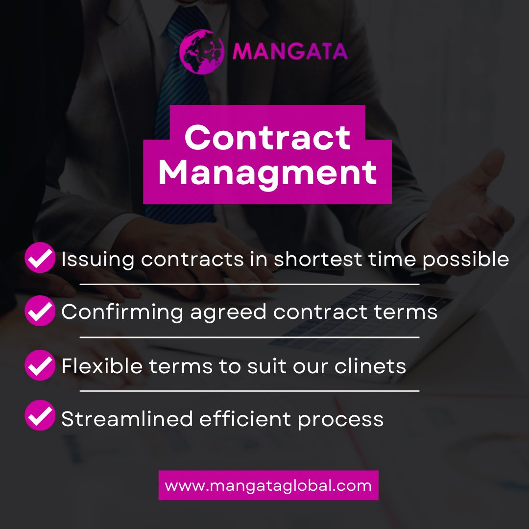 MangataGM's tweet photo. Contract management is an incredibly important process that must be handled with care. 

With our streamlined process, we make sure that contracts get issued in most efficient way possible. 

#payroll #internationalpayroll #services #payrollservices #socialmedia https://t.co/x0s70yXwD8
