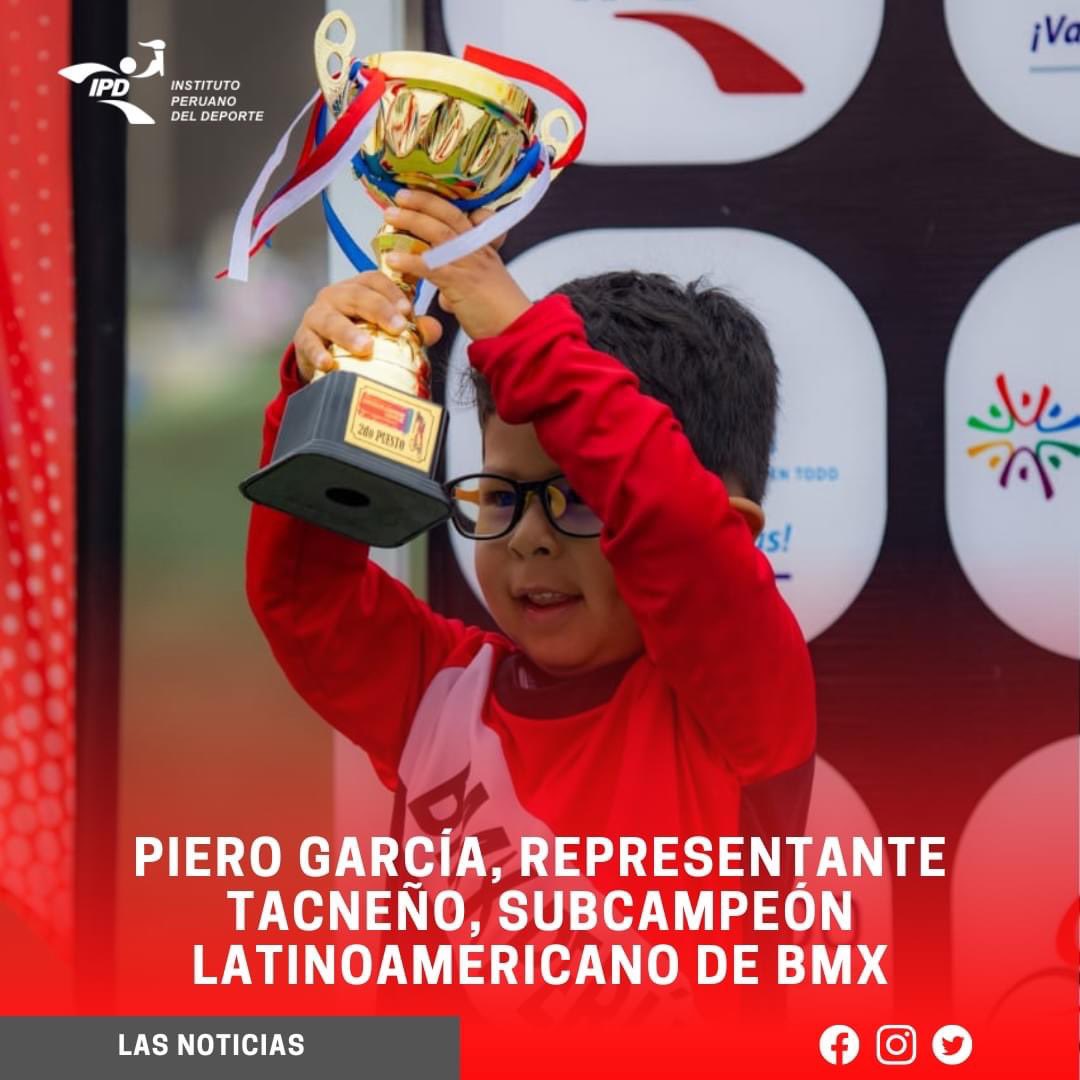 Vamos a alegrarnos por Piero. 

Ganó 2do puesto en el latinoamericano de BMX categoría piecitos 4 AÑOS !

Hay mucho latente en otros deportes. Falta mucho apoyo!!!