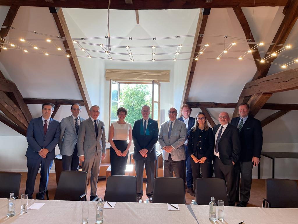 .<a href="/UPS/">UPS</a> Europe President, Daniel Carrera joined <a href="/AmChamEU/">AmCham EU</a>, <a href="/USAmbEU/">U.S. Ambassador to the EU</a> and EU representatives in Brussels where he shared insights on the importance of #transatlantic trade for a greener and more digital 🇪🇺 and the role business can play in supporting Ukraine. #WhyTradeMatters