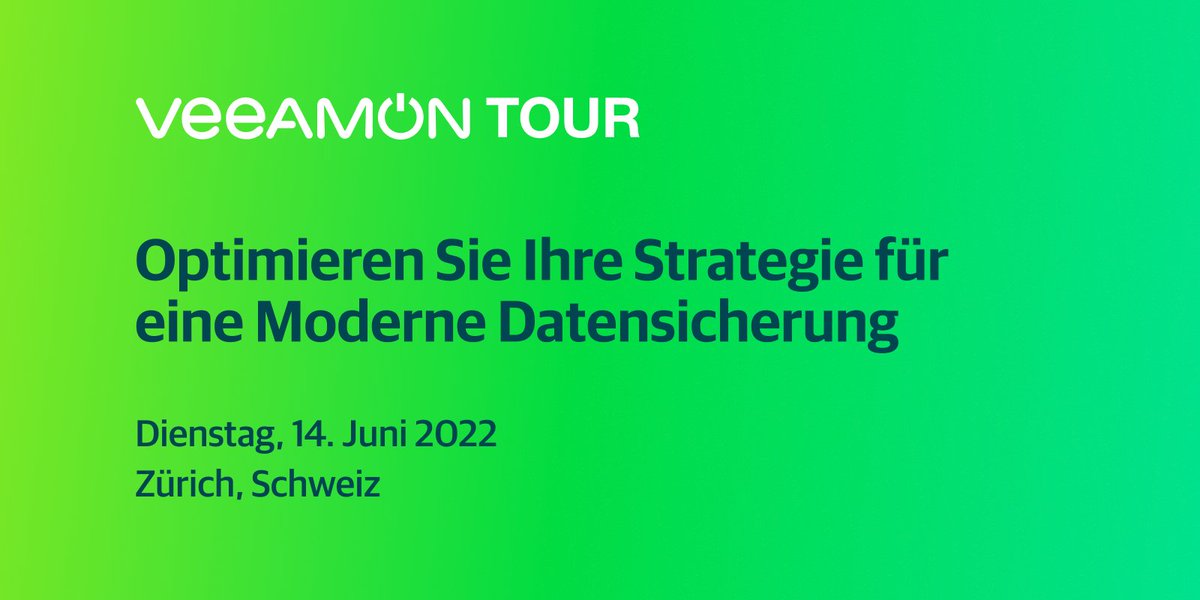 Hier auf der #VeeamONTour geht es hoch her! Verpassen Sie auf keinen Fall unsere nächste Session mit Georg Hübbers von Veeam, Daniel Meier von Nimble und Theodor Basler von Hewlett Packard Enterprise! Bleiben Sie dran für weitere Informationen! <a href="/ghuebbers/">Georg Hübbers</a>