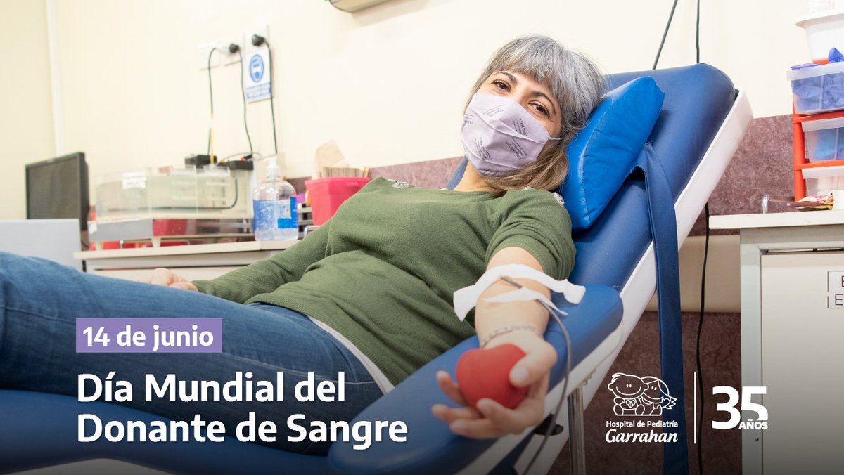 🩸 La generosidad de las y los donantes voluntarios de sangre ayuda a salvar millones de vidas cada año.  

Donar sangre es un acto de solidaridad. 
#DonarSangreSalvaVidas

¡Feliz día a todas y todos, gracias por su compromiso! ❤️
@msalnacion