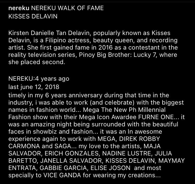 Kirsten Danielle Tan Delavin, actress, beauty queen, and recording artist, wearing Nereku shoes. ✨

#KissesDelavin | <a href="/KissesDelavin/">Kisses Delavin</a> 

🔗 instagram.com/p/CevurKZPOUB/…