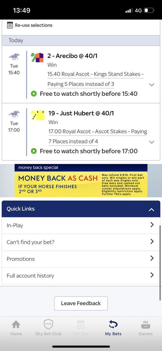 shanecornish16's tweet photo. Two EW bets for today be lucky #nanson https://t.co/I1qKkgLwGB