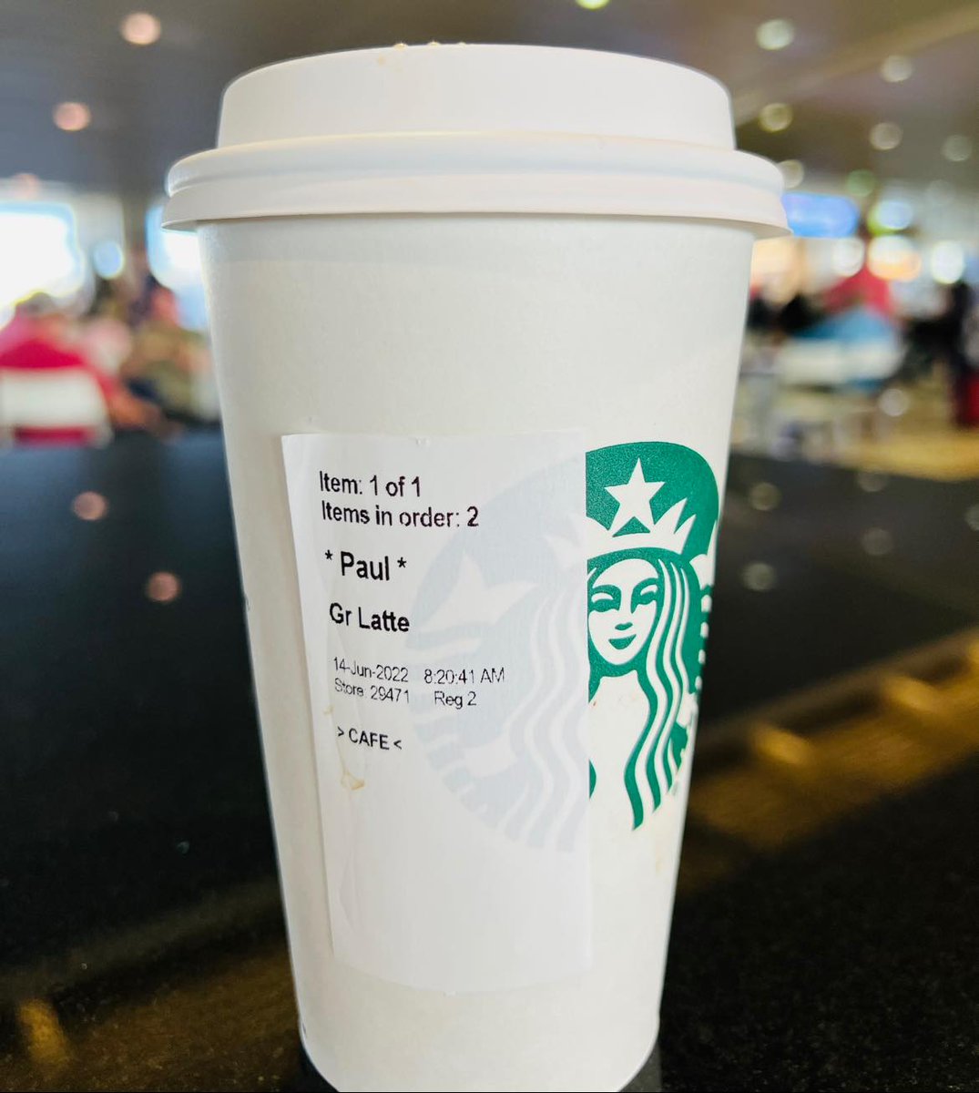 SIMCharacters's tweet photo. It’s so much easier to get a coffee at Starbucks in the US if your name is Paul and not Jens😉😅
#IPSSW2022 #IPSS #IPSSW #coffeelover #coffeeaddict https://t.co/SkZAc0UdmO