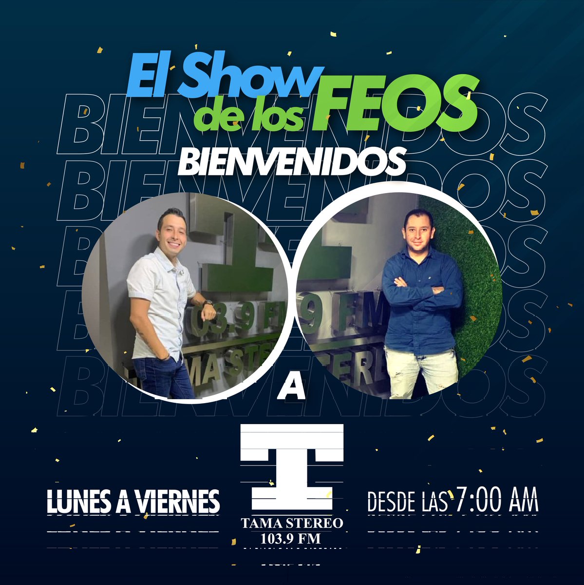 Losas feos de la radio, se unen a la número 1, <a href="/ElShowDeLosFeos/">El Show de los Feos</a> estará con nosotros de lunes a viernes desde las 7:00Am hasta las 9:00Am, música, risas, y diversión!
