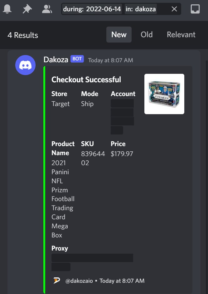 TopGross ACO (@snkr_av) on Twitter photo It's Prizm Season!!! <a href="/dakozaio/">Dakoza</a> time to eat!
PR: <a href="/PureProxies/">Pure ISP FNF</a>
CG: <a href="/polarchefs/">Polar Chefs</a>
SV: <a href="/ZestyServers/">ZestyServers</a>
ACO: <a href="/batcaveaco/">Bat Cave ACO</a> It's Prizm Season!!! <a href="/dakozaio/">Dakoza</a> time to eat!
PR: <a href="/PureProxies/">Pure ISP FNF</a>
CG: <a href="/polarchefs/">Polar Chefs</a>
SV: <a href="/ZestyServers/">ZestyServers</a>
ACO: <a href="/batcaveaco/">Bat Cave ACO</a>