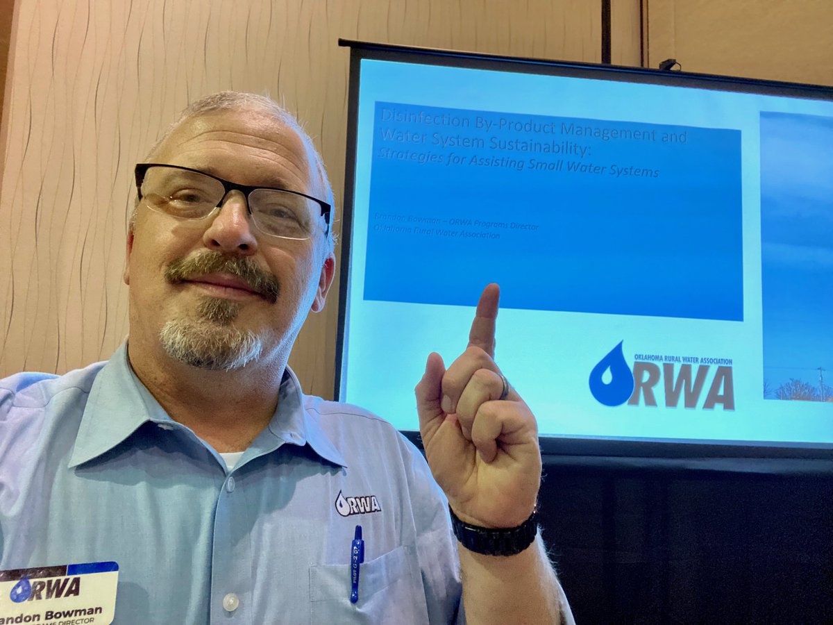 ORWA_OK's tweet photo. Our team at ORWA had a busy week out west at the @NRWA In-Service where several of our crew presented on important issues facing the rural water industry!

Brandon Bowman, Mike Westmoland and JR Welch, all represented #ORWA https://t.co/JGOnLQTyp5