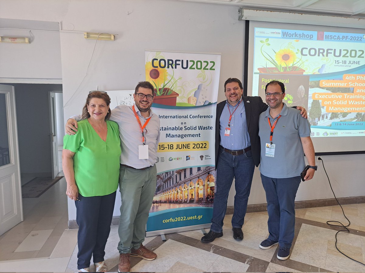 ppapazog's tweet photo. @chemengntua #UEST 9th #InternationalConference on Sustainable #SolidWasteManagement.
#Proud to represent @CoE_CERIDES as #Trainer in @MSCActions #PostdoctoralFellowships!
👉https://t.co/0UFkQy2PwM https://t.co/FrPw3Kb5HO