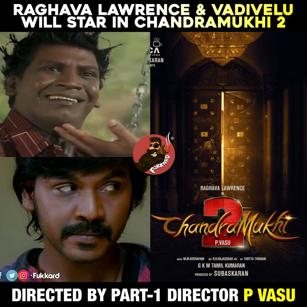 Fukkard's tweet photo. #Muni/#Kanchana crossover pettu anna 🔥
#RaghavaLawrence - Naanum Deyyalu roommates dhaane.. #Chandramukhi2
#PVaasu @offl_Lawrence https://t.co/Yv8ClYmmOp