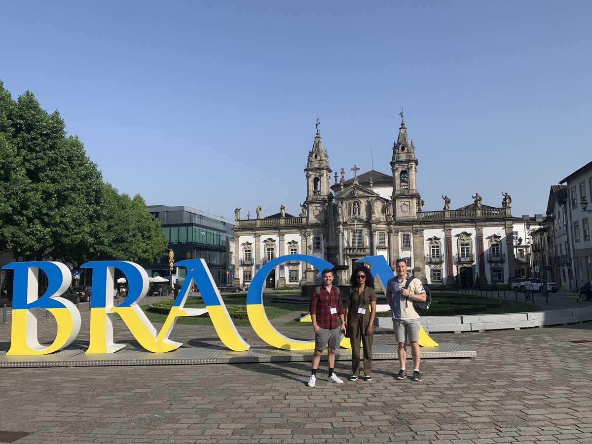 Toshana Foster (@toshanafoster) on Twitter photo The Foster lab enjoying our first international conference in the beautiful city of Braga #NSV2022 <a href="/RobertJayStott/">Robert Stott-Marshall, PhD</a> <a href="/finley_old/">Finley Old</a> The Foster lab enjoying our first international conference in the beautiful city of Braga #NSV2022 <a href="/RobertJayStott/">Robert Stott-Marshall, PhD</a> <a href="/finley_old/">Finley Old</a>