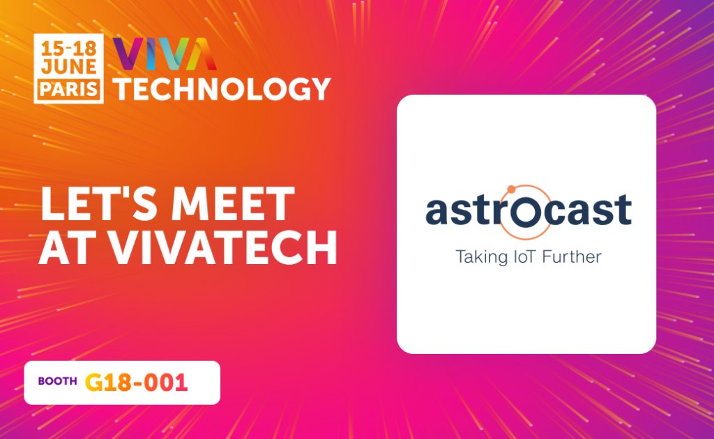 📅#VivaTech D-1!
🤝Meet <a href="/strocast/">Astrocast</a> at <a href="/VivaTech/">VivaTech</a> from 15-18 June in #Paris. We are excited to showcase our Satellite IoT innovation at the <a href="/swisstech/">#swisstech</a> Pavillon (G18). 
Let's discuss #SatIoT connectivity &amp; biz opportunities!
More info &amp; contact➡️astrocast.com/news/astrocast…