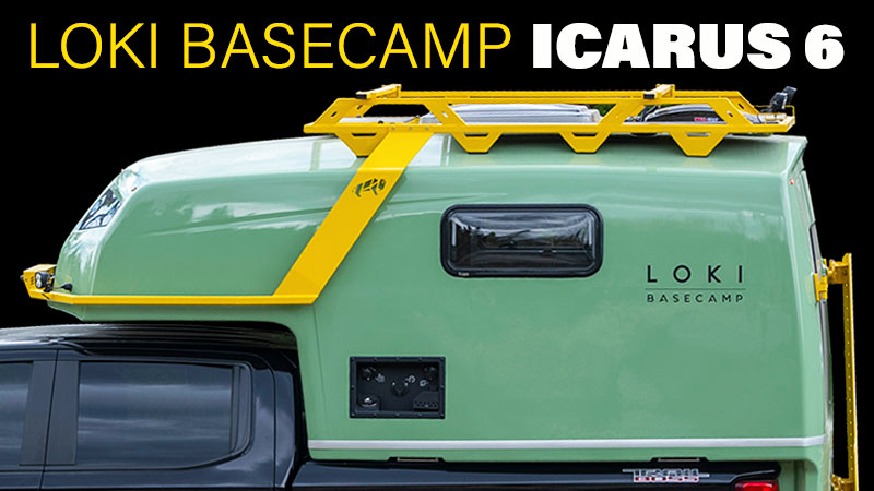 @LOKIBasecamp unveils the short bed Icarus 6 #truckcamper with off-road and all-weather capability in a small, nimble, and technology-packed form factor.  This is one lean fiberglass machine. #TruckCampersRock!

truckcampermagazine.com/news/loki-laun…