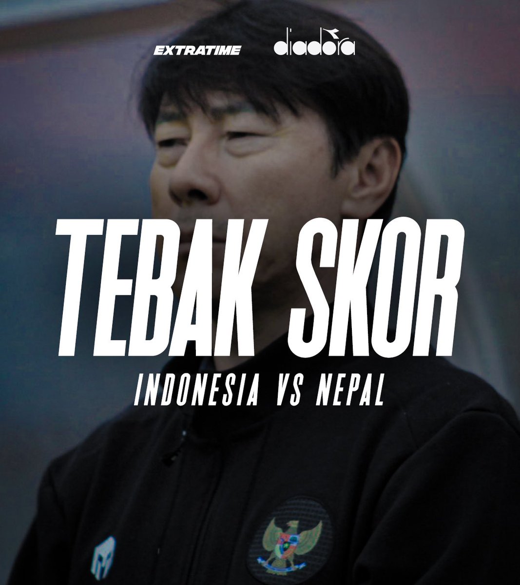 idextratime's tweet photo. ⚡️Kuis Tebak Skor Indonesia v Nepal disponsori oleh Diadora Indonesia!
Berhadiah 2 pasang sepatu Diadora untuk 2 pemenang!

Contoh:
INA 2-0 NEP (Username IG) #TebakSkorDiadoraIndonesia

Syarat:
- Follow https://t.co/V4VfZVeR99
- RT &amp; Like tweet ini
- Sertakan hashtag

Sikatt 🏆 https://t.co/4qZ2zDS5ET