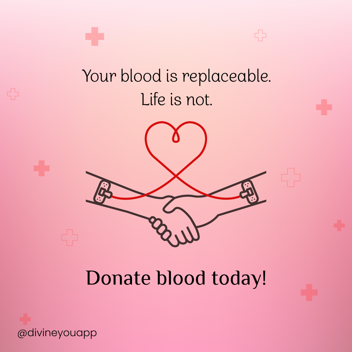 divineyouapp's tweet photo. A little effort can give others a second chance to live life. 🩸
#tuesdaythoughts #worldblooddonorday #blooddonorday2k22 #DiveInYou #DivineYou #DivineYouWellness https://t.co/mSpR17cwBu